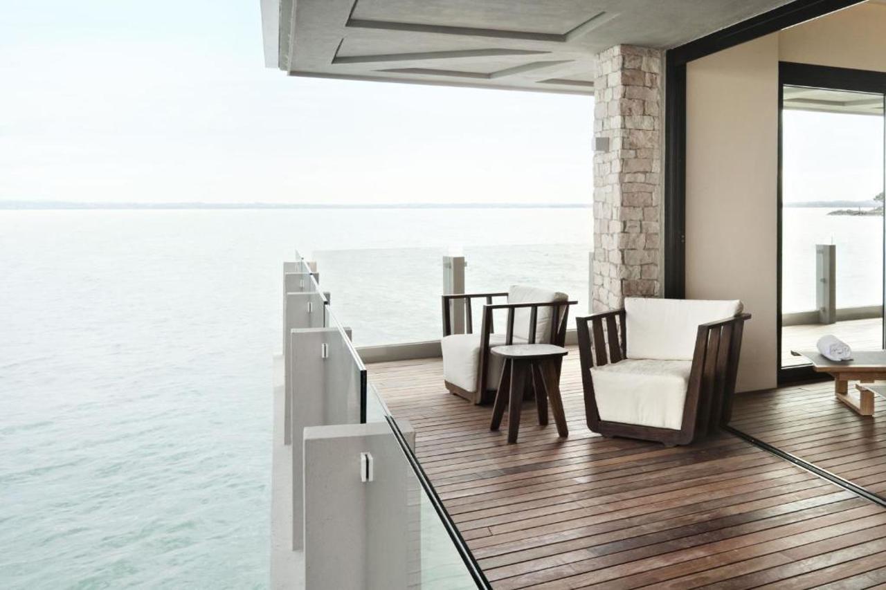 Grand Hotel Terme Sirmione Exterior photo The view from the balcony of a suite
